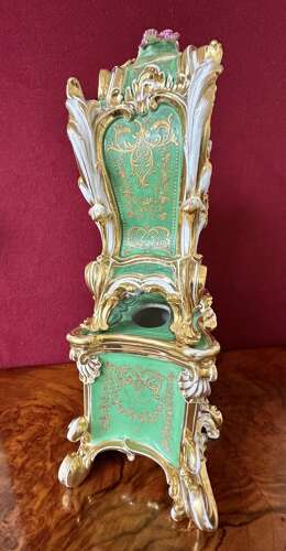 An Early 19th Century Porcelain French Mantle Clock. Circa 1840