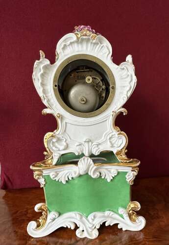 An Early 19th Century Porcelain French Mantle Clock. Circa 1840
