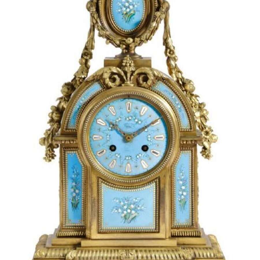 Leroy %26 Fils, French Mantle Clock. Circa 1880