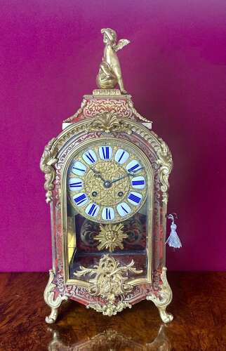 A Fine French Boulle,Mantle Clock Circa 1860.