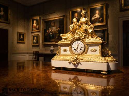 French Eight Day Striking Mantle Clock Circa 1880