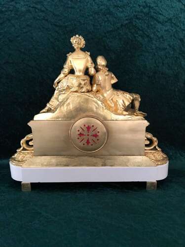 French Eight Day Striking Mantle Clock Circa 1880