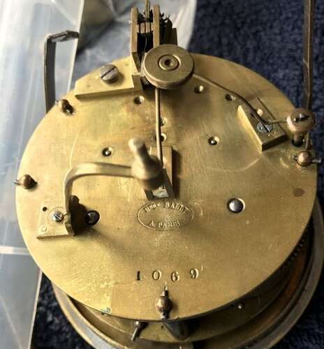 French Eight Day Striking Mantle Clock Circa 1880
