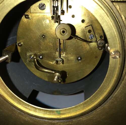 French Eight Day Striking Mantle Clock Circa 1880