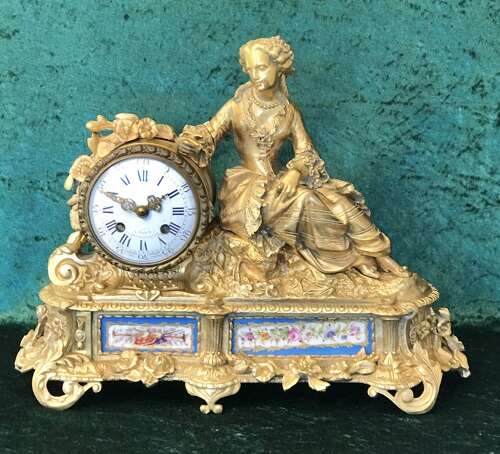 19th Century Palais Royal 
,Mantle Clock, Circa 1875