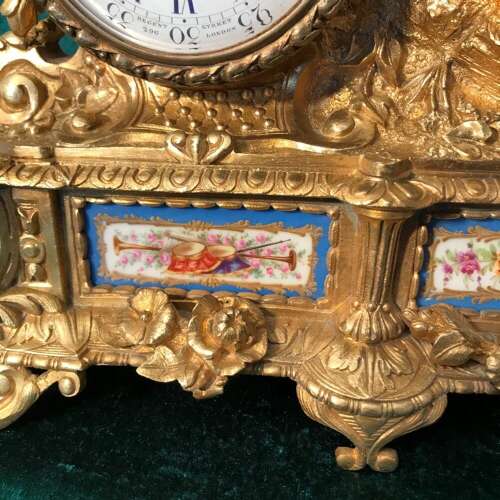 19th Century Palais Royal
,Mantle Clock, Circa 1875