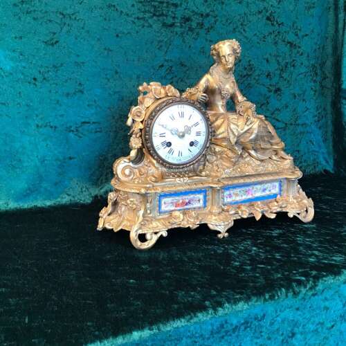 19th Century Palais Royal
,Mantle Clock, Circa 1875