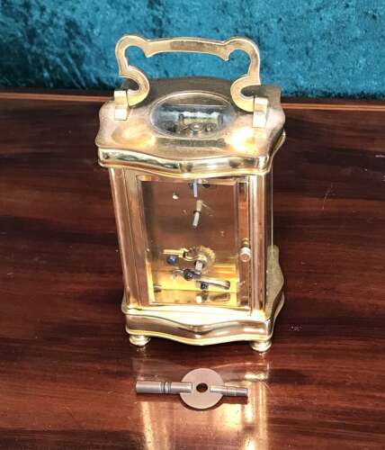 Eight Day Serpentine Cased Carriage Clock