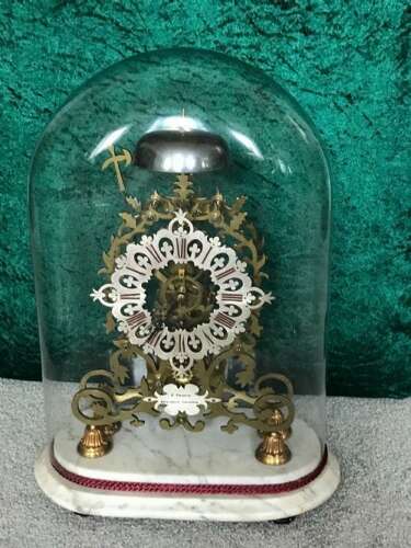 Fine 19th Century, Skeleton Clock, Circa 1875, Striking , Library, Mantel,Clock