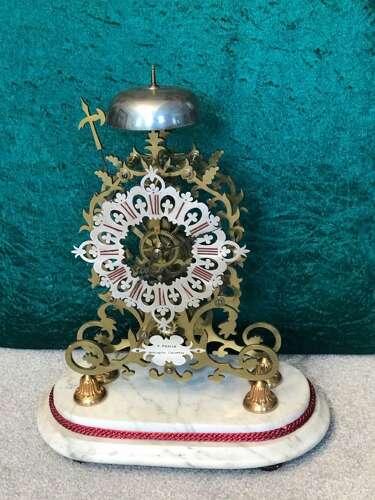 Fine 19th Century, Skeleton Clock, Circa 1875, Striking , Library, Mantel,Clock