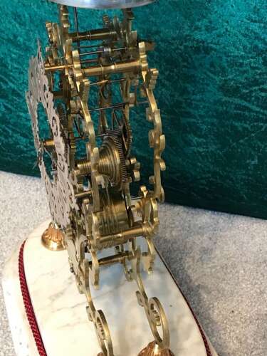 Fine 19th Century, Skeleton Clock, Circa 1875, Striking , Library, Mantel,Clock