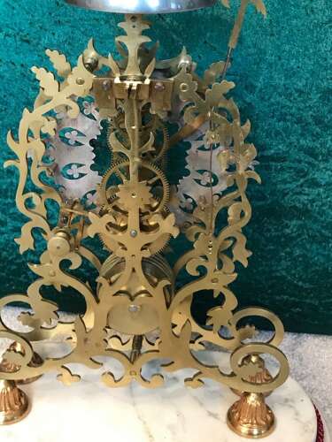 Fine 19th Century, Skeleton Clock, Circa 1875, Striking , Library, Mantel,Clock