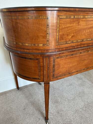 Carlton House Desk, Satinwood Circa 1910