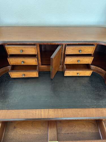 Carlton House Desk, Satinwood Circa 1910