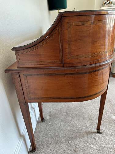 Carlton House Desk, Satinwood Circa 1910