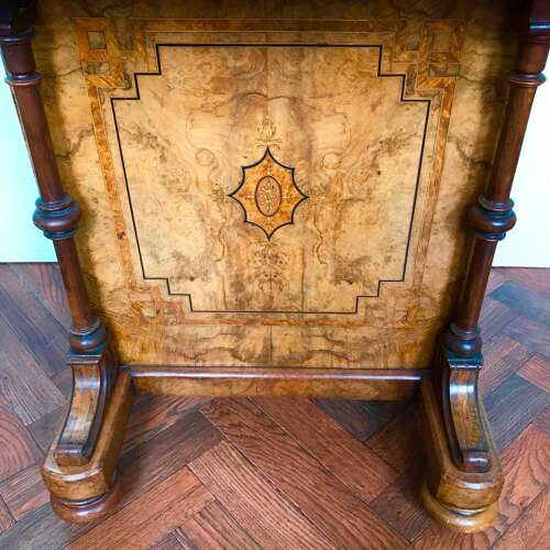 Victorian Walnut Davenport Circa 1890