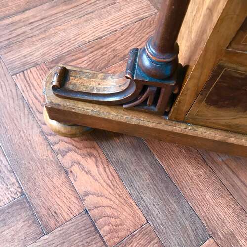 Victorian Walnut Davenport Circa 1890