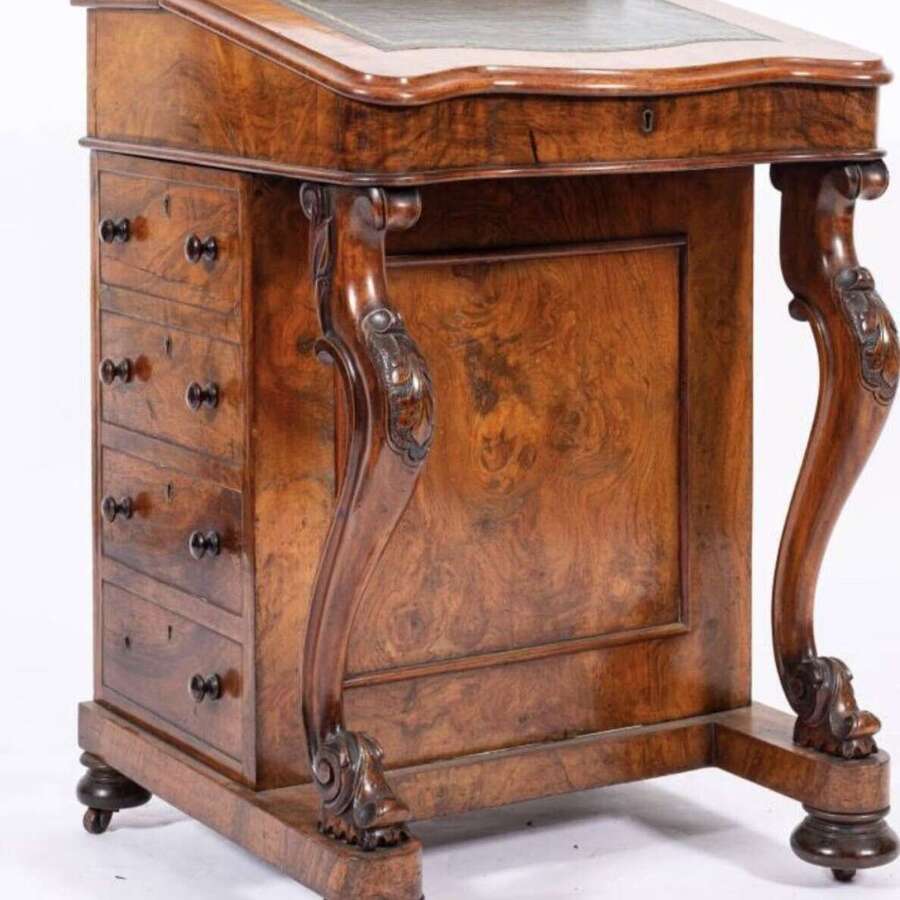 Walnut Davenport Circa 1875