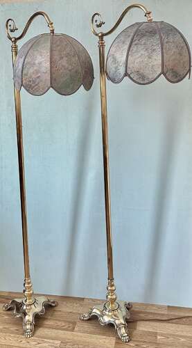 Stylish Pair Of Standard Lamps, Circa 1920