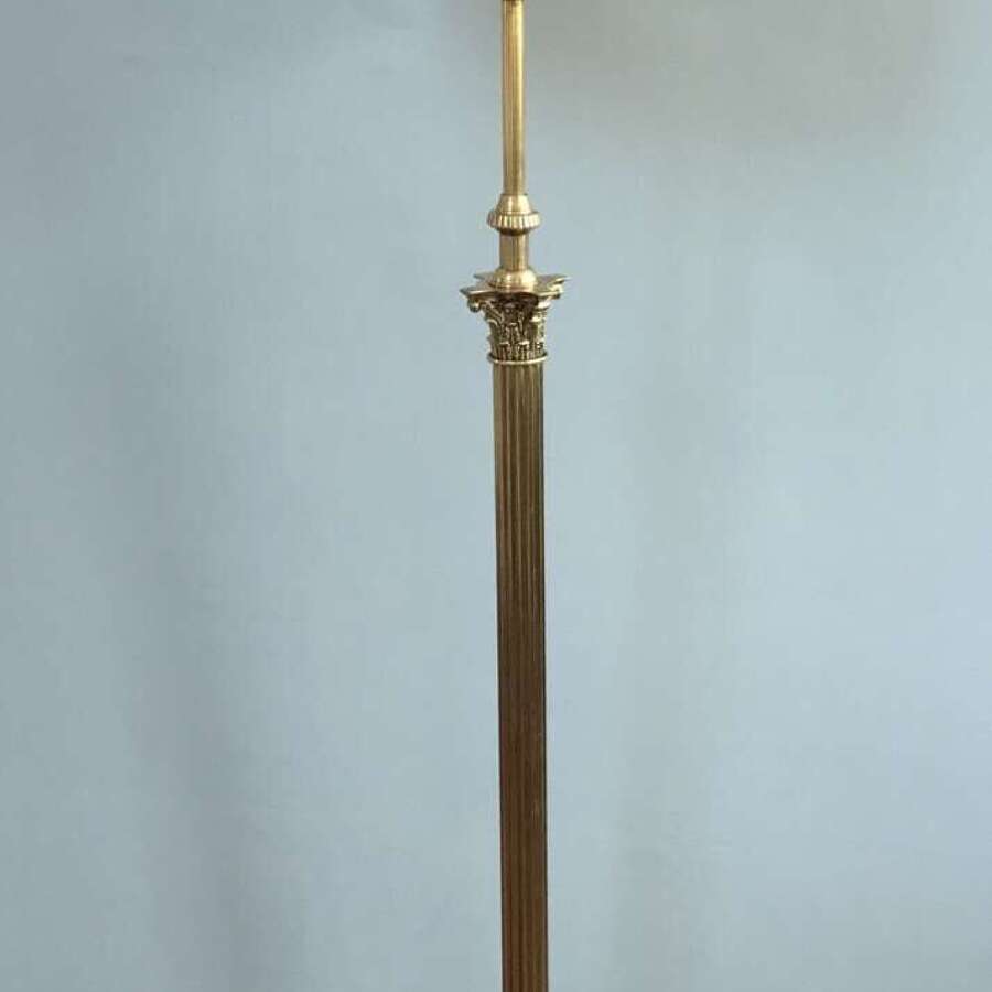 A Good And Large Standard Lamp Circa 1920