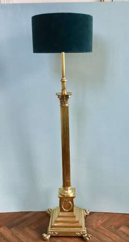 A Good And Large Standard Lamp Circa 1920