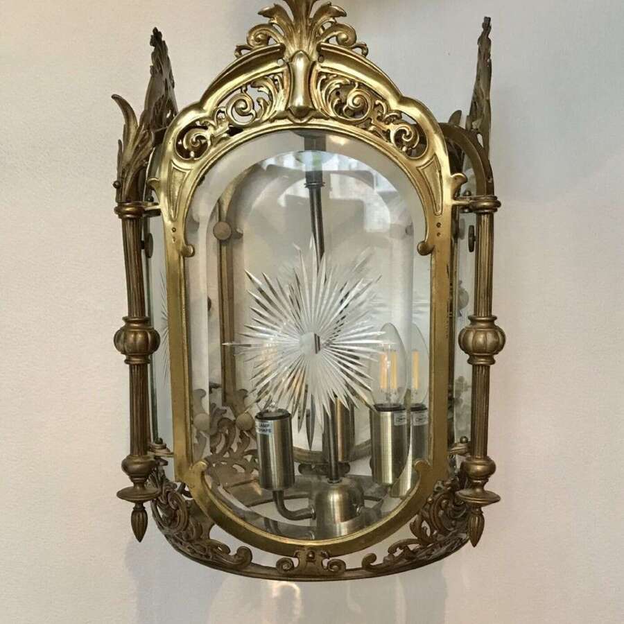 Superb Quality 4 Glass Hall Lantern, Chandelier, Ceiling Light