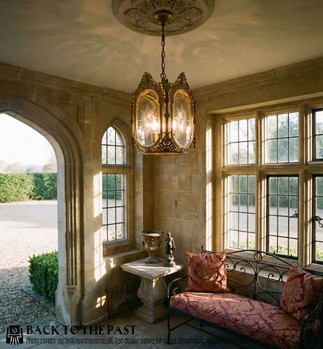 Superb Quality 4 Glass Hall Lantern, Chandelier, Ceiling Light