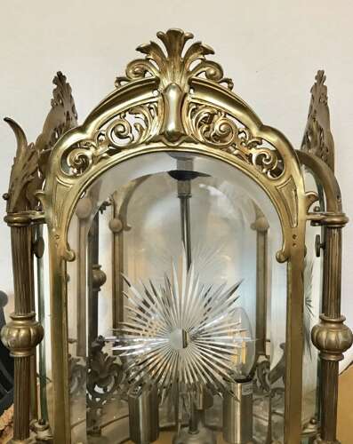 Superb Quality 4 Glass Hall Lantern, Chandelier, Ceiling Light