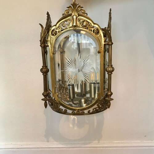 Superb Quality 4 Glass Hall Lantern, Chandelier, Ceiling Light