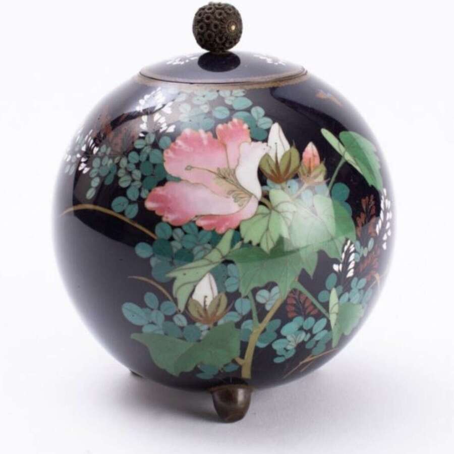 Cloisonne Jar And Cover Circa 1890. Meiji Period.