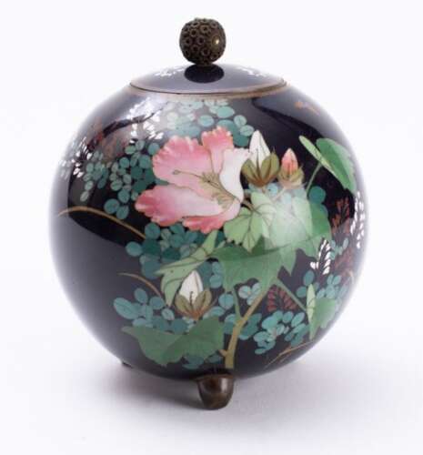 Cloisonne Jar And Cover Circa 1890. Meiji Period.