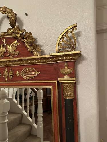 Most Decorative Empire Mirror Circa 1890