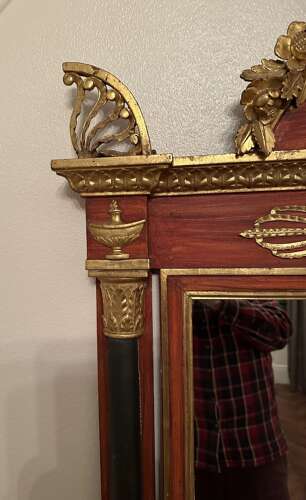 Most Decorative Empire Mirror Circa 1890