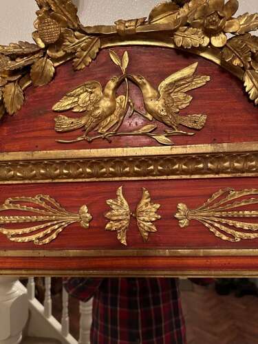 Most Decorative Empire Mirror Circa 1890