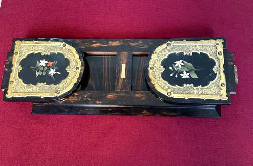 Victorian Pietra Dura Book Slide.Circa 1875.
display Stand