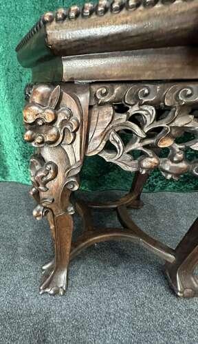 Chinese Padouk Stand Circa 1900