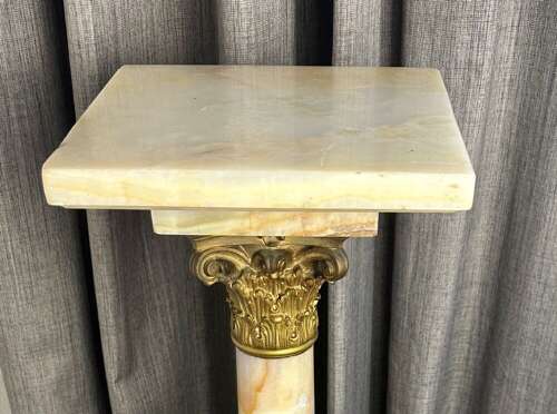A Fine Onyx Column Circa 1900