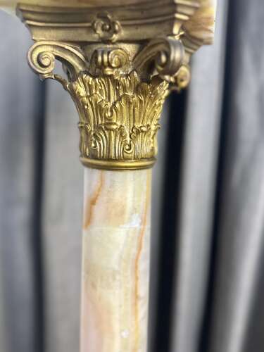 A Fine Onyx Column Circa 1900