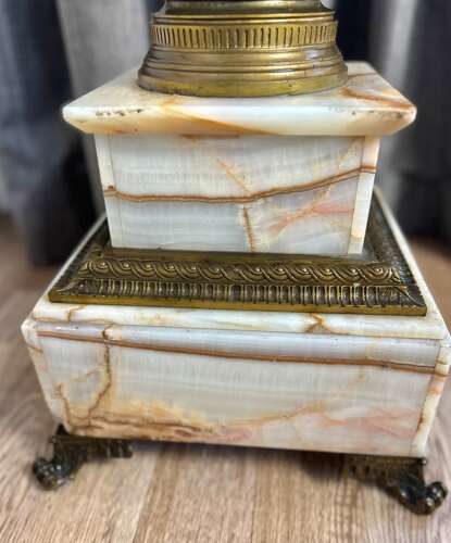 A Fine Onyx Column Circa 1900