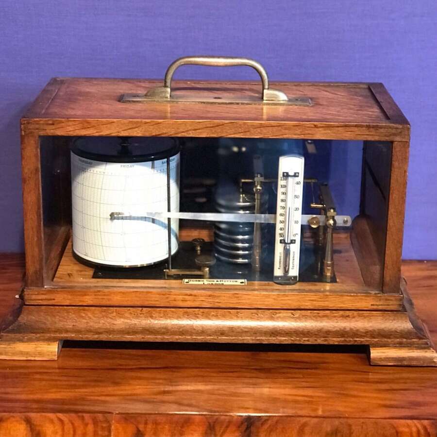 Dobbie Son And Hutton London Barograph, Barometer