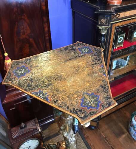An Exotic Venetian Torchere, ,Pedestal. Planter, Circa 1860