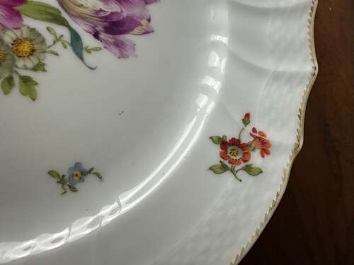 Meissen Floral Plate, And One Other