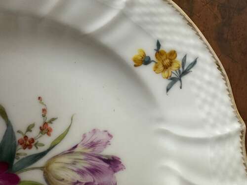 Meissen Floral Plate, And One Other