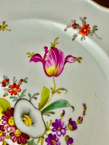 Meissen Floral Plate, And One Other