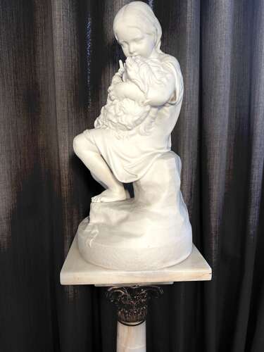 Victorian Parian Sculpture Circa 1875
