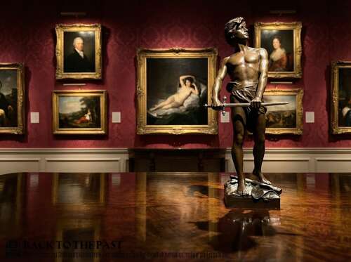 Raoul Francois Larche 1845-1916 Bronze Figure Of A Young Warrior