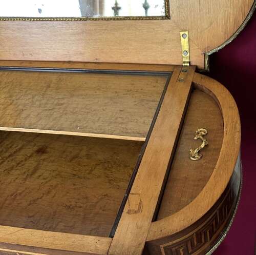 Marquetry, Poudreuse Circa 1875 Work/dressing Ta
