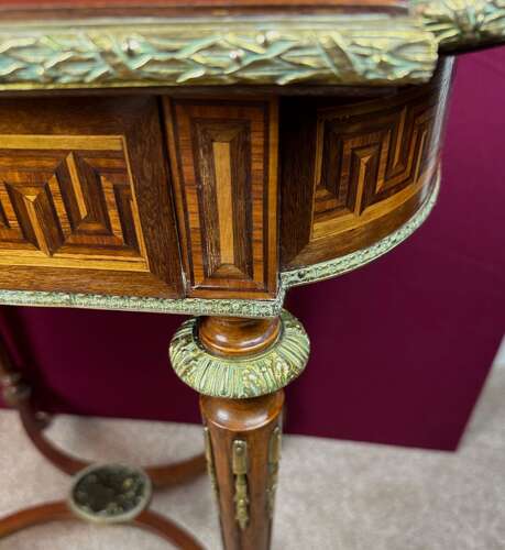 Marquetry, Poudreuse Circa 1875 Work/dressing Ta
