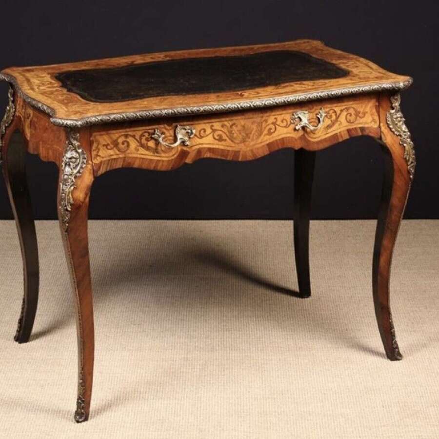 Marquetry Writing Desk, Circa, 1875