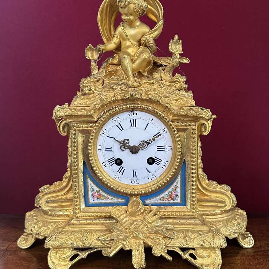 French mantle clock, circa 1880